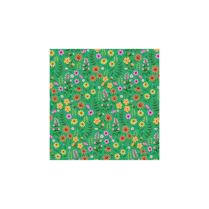 Pimlada Phuapradit Ditsy Spring Floral Green Art Print
