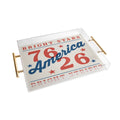 DENY Designs Bright Stars Bright Stripes Acrylic Tray
