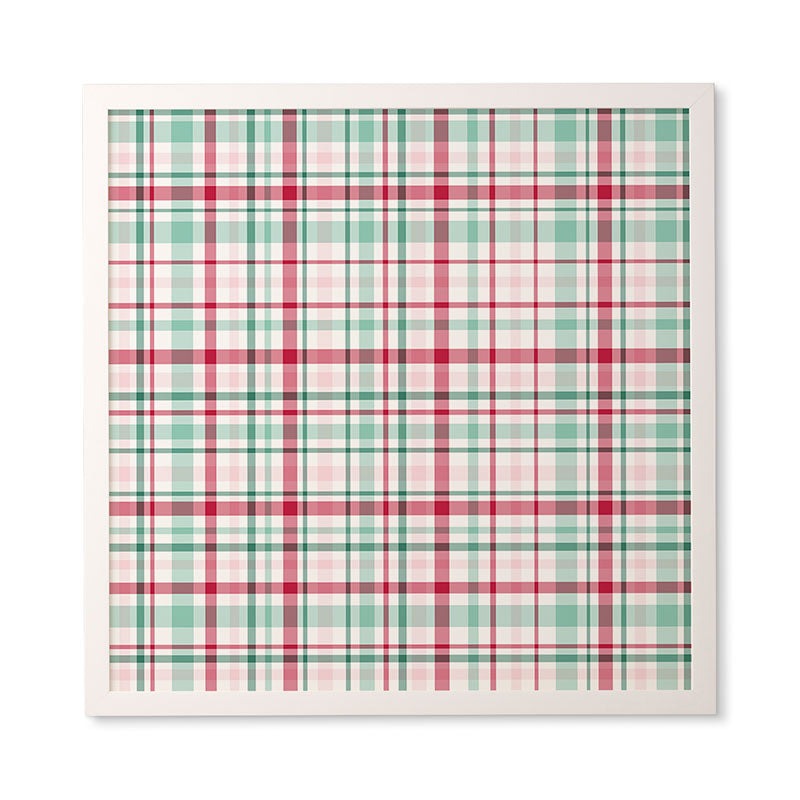 Lisa Argyropoulos Merry Vintage Plaid Framed Wall Art