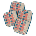 DENY Designs Goff s Evolution of the American Flag Coaster Set