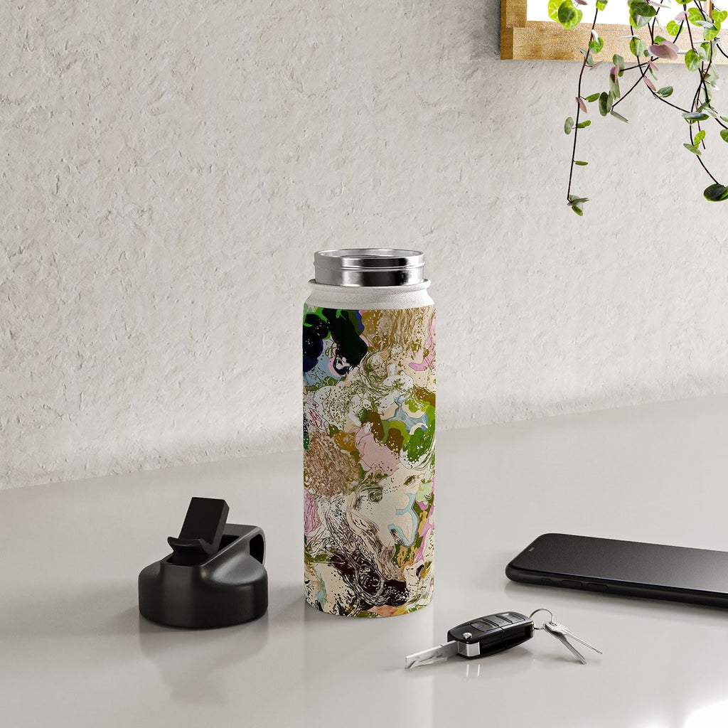 83 Oranges Echoes Beneath the Surface Water Bottle