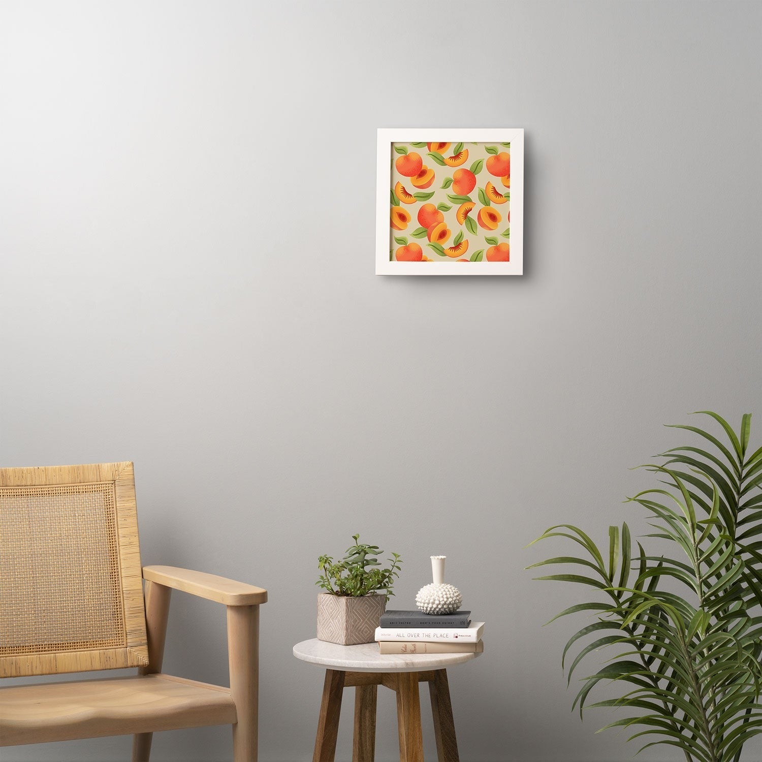 Jessica Molina Peach Pattern Framed Wall Art