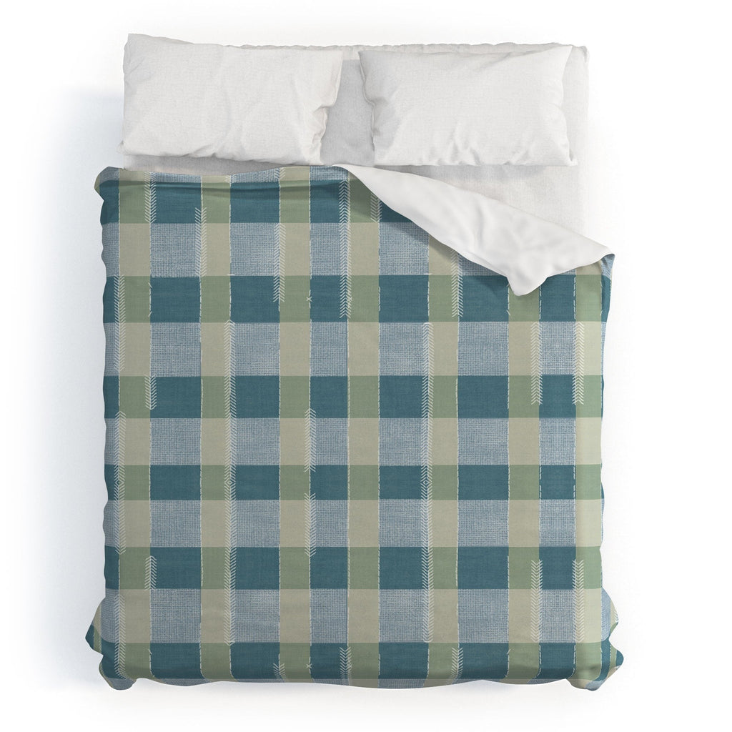 Marta Barragan Camarasa Country Style Checks Duvet Cover