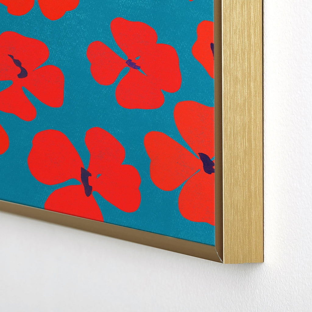 Garima Dhawan oxalis 1 Square Metal Framed Art Print