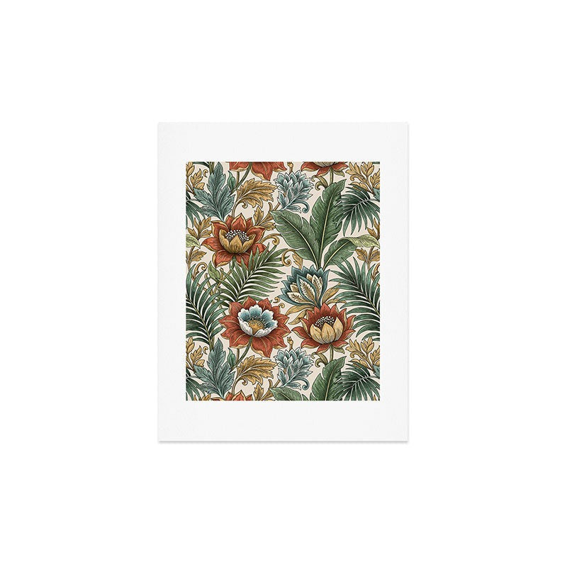 Marta Barragan Camarasa Retro Jungle Garden Art Print