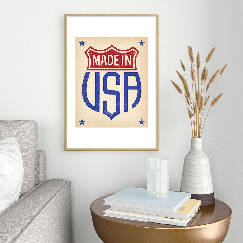 DENY Designs Made in USA Metal Framed Art Print
