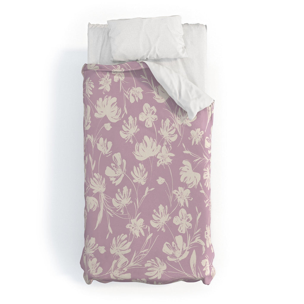 Gabriela Fuente Martine Lilac Duvet Cover