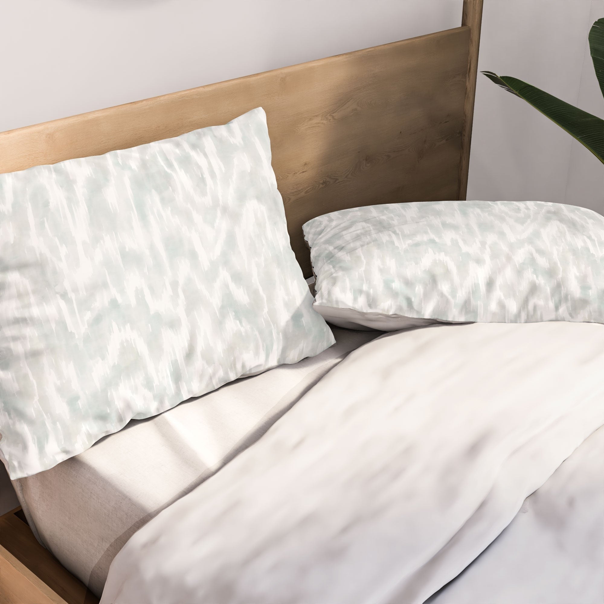 Jacqueline Maldonado Watercolor Wood Grain Pillow Shams