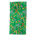 Pimlada Phuapradit Ditsy Spring Floral Green Beach Towel