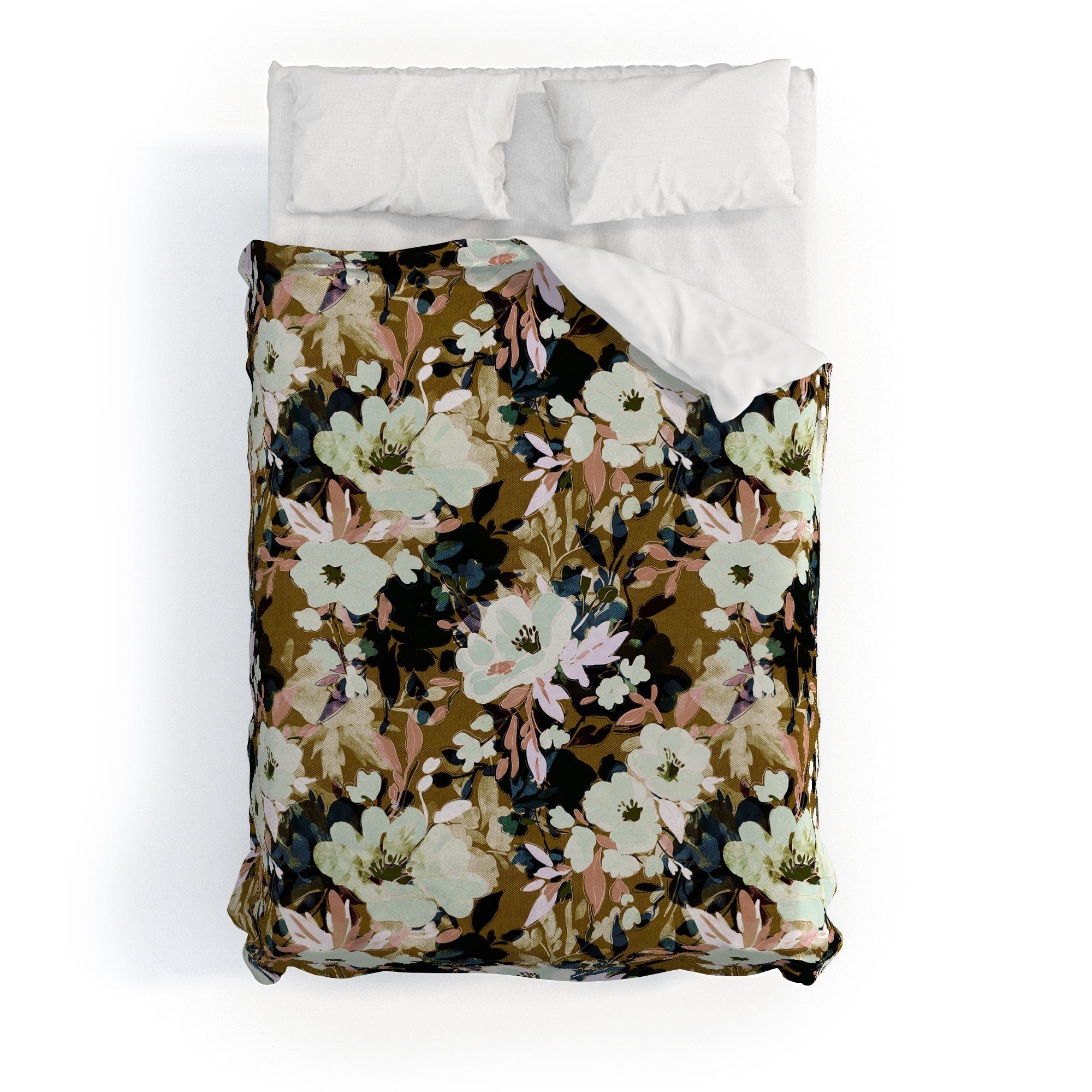 Marta Barragan Camarasa Romantic Floral Fusion Duvet Cover