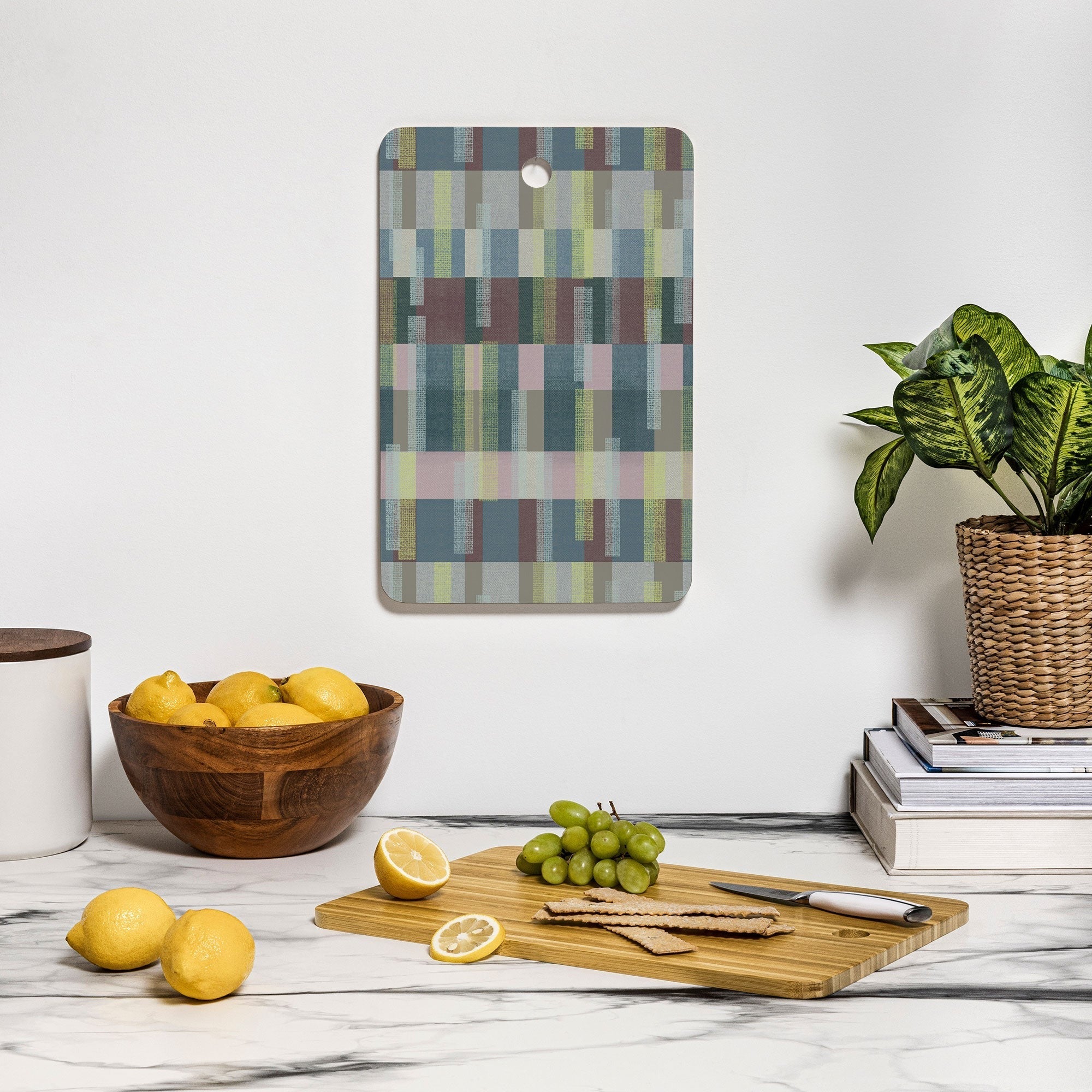 Marta Barragan Camarasa Dynamic Linear Blocks Cutting Board Rectangle