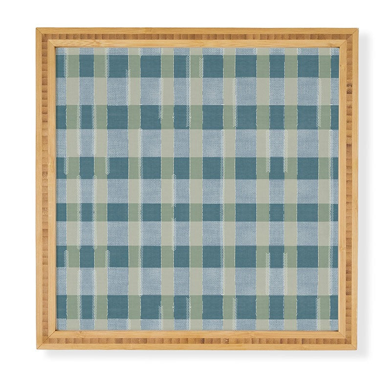 Marta Barragan Camarasa Country Style Checks Framed Wall Art