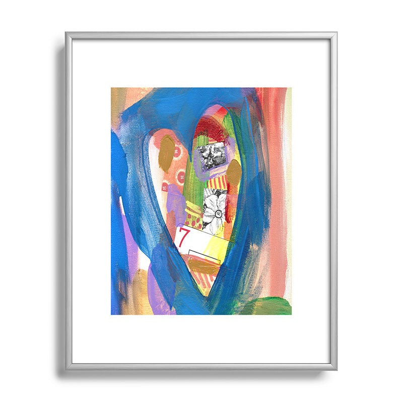 Natalie Baca Lucky in Love Metal Framed Art Print