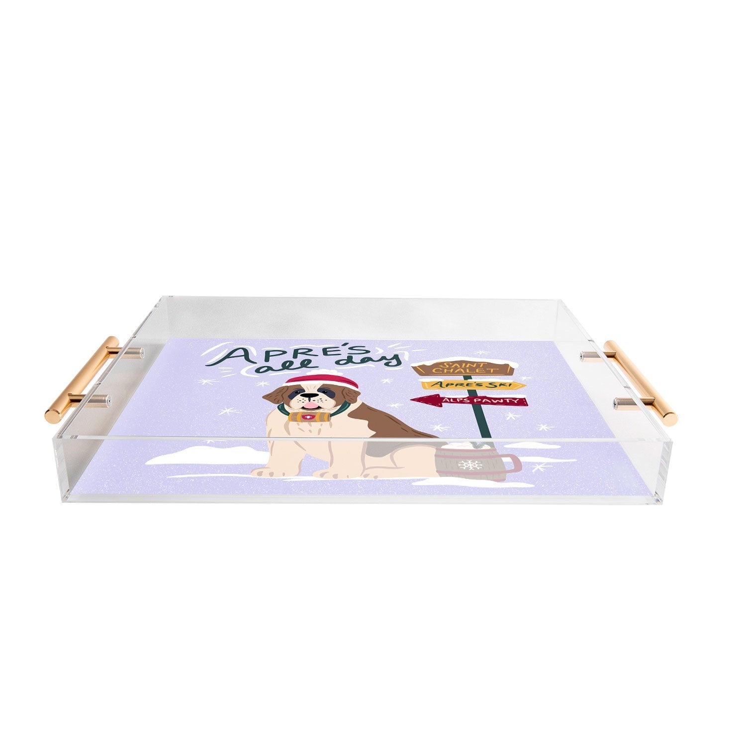 Design by Spark St Bernard Apres All Day Acrylic Tray