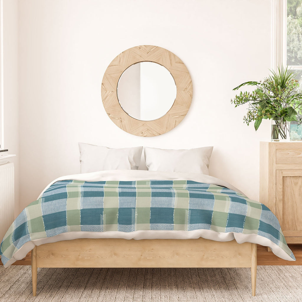 Marta Barragan Camarasa Country Style Checks Duvet Cover
