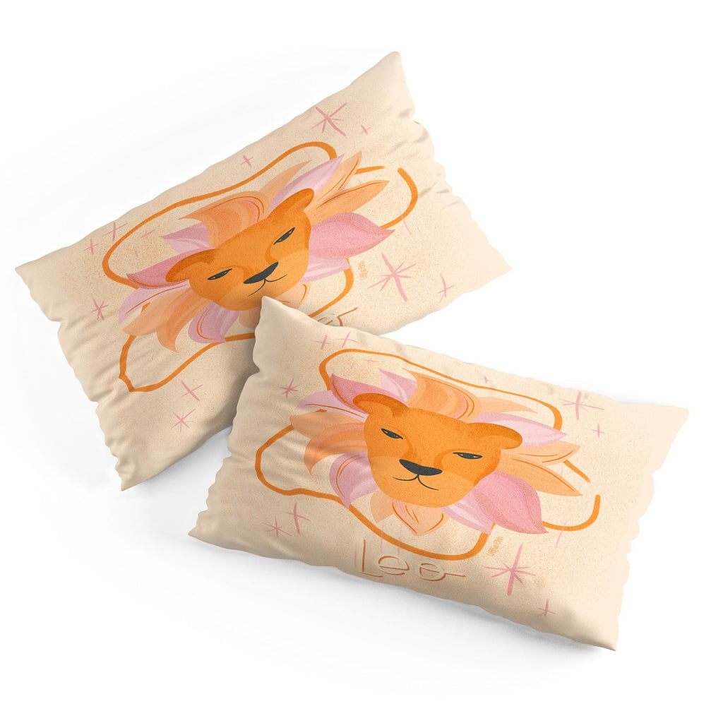 Little Om Zodiac Signs Leo Pillow Shams