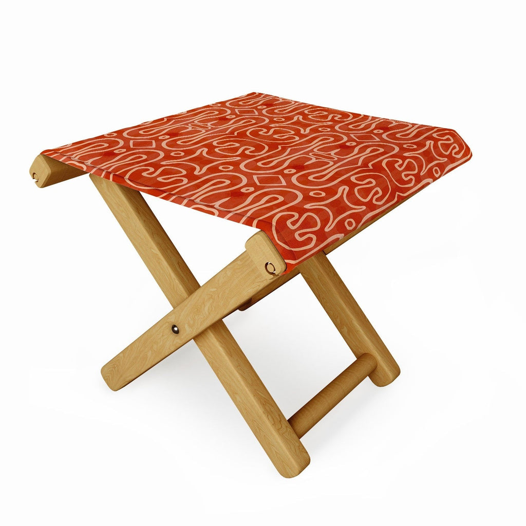 Mirimo Venexiana Burnt Orange Folding Stool