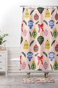 Design by Spark Love Human Made Christmas Ornaments Shower Curtain And Mat