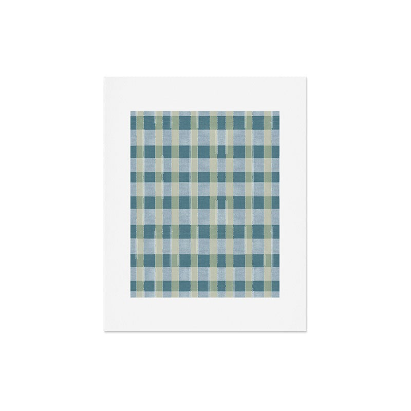 Marta Barragan Camarasa Country Style Checks Art Print