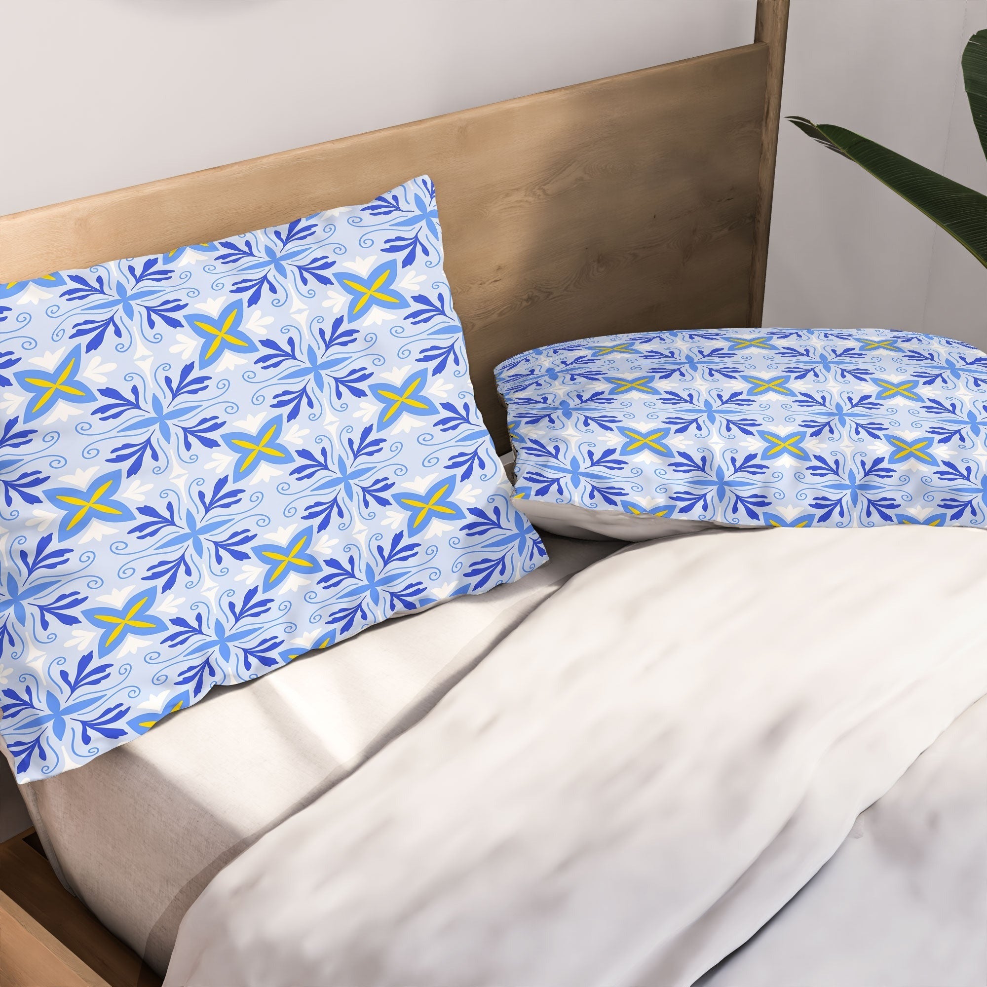 Design by Spark Dolce Vita Flourish Tile Pillow Shams