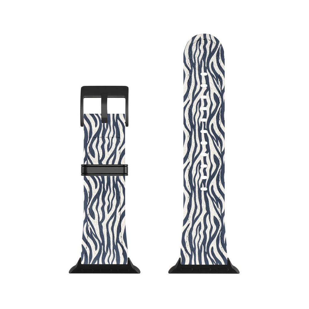 Avenie BR Navy Tiger Stripes Apple Watch Band