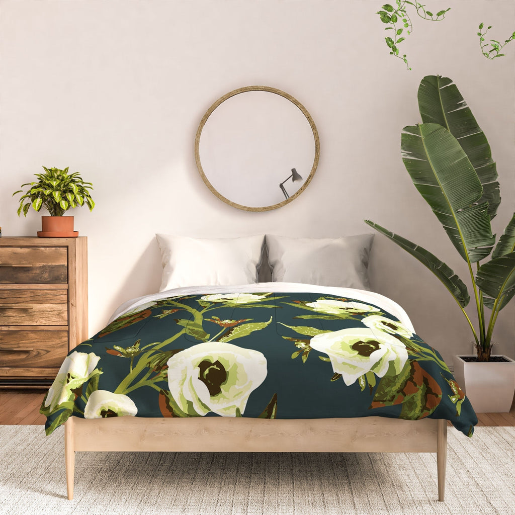 ThirtyOne Illustrations Circa in Olive Comforter