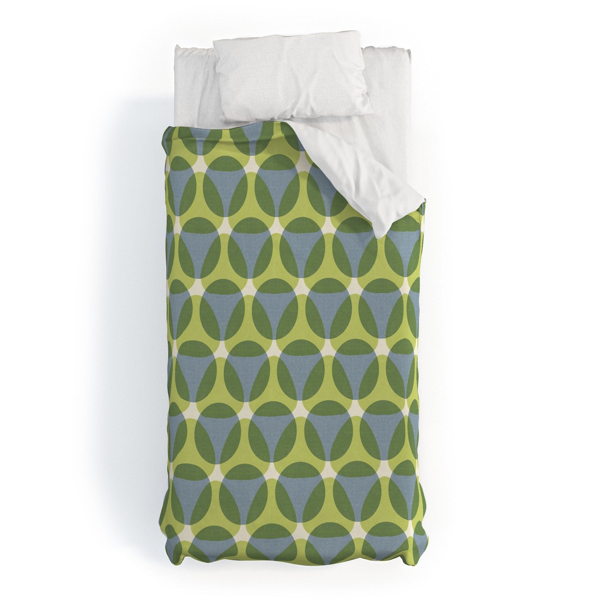 Marta Barragan Camarasa Stylish Retro Circle Duvet Cover