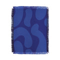 Camilla Foss Blue Pebble Throw Blanket