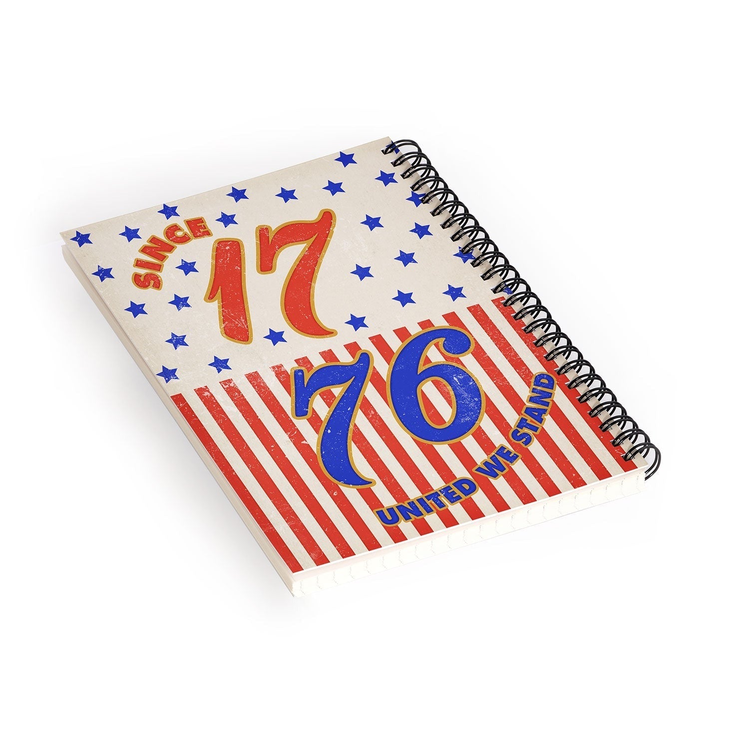 DENY Designs 1776 Stars Spiral Notebook