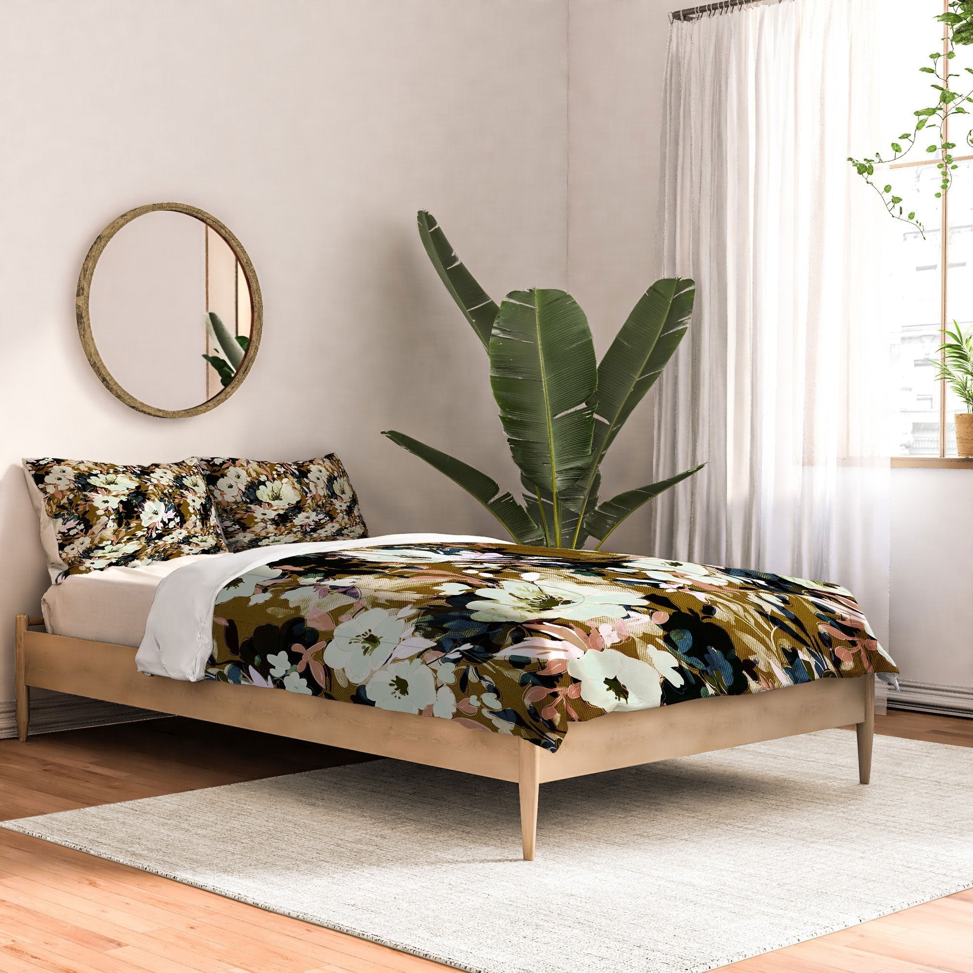 Marta Barragan Camarasa Romantic Floral Fusion Comforter