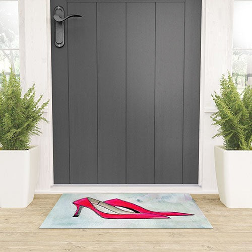 Sophia Buddenhagen Neon Walk Welcome Mat