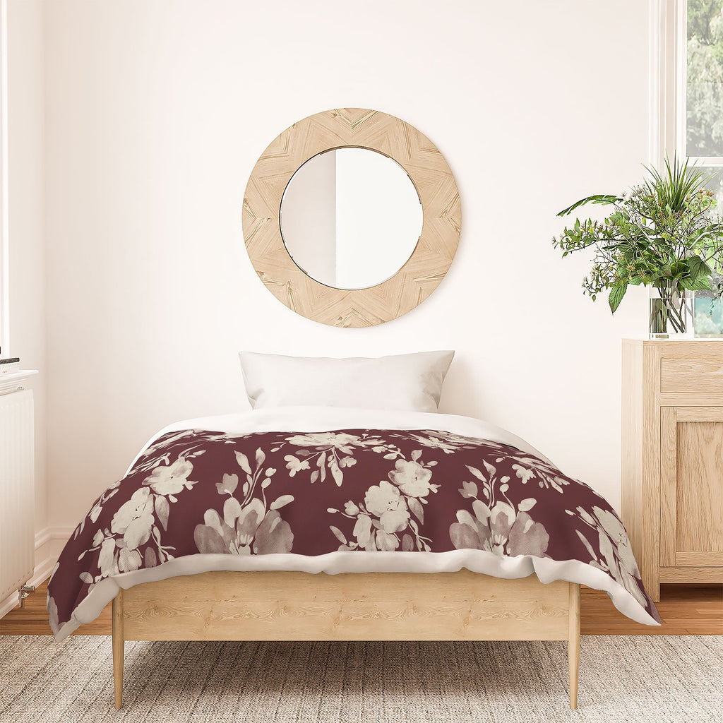 Marta Barragan Camarasa Antique Petal Romance Duvet Cover