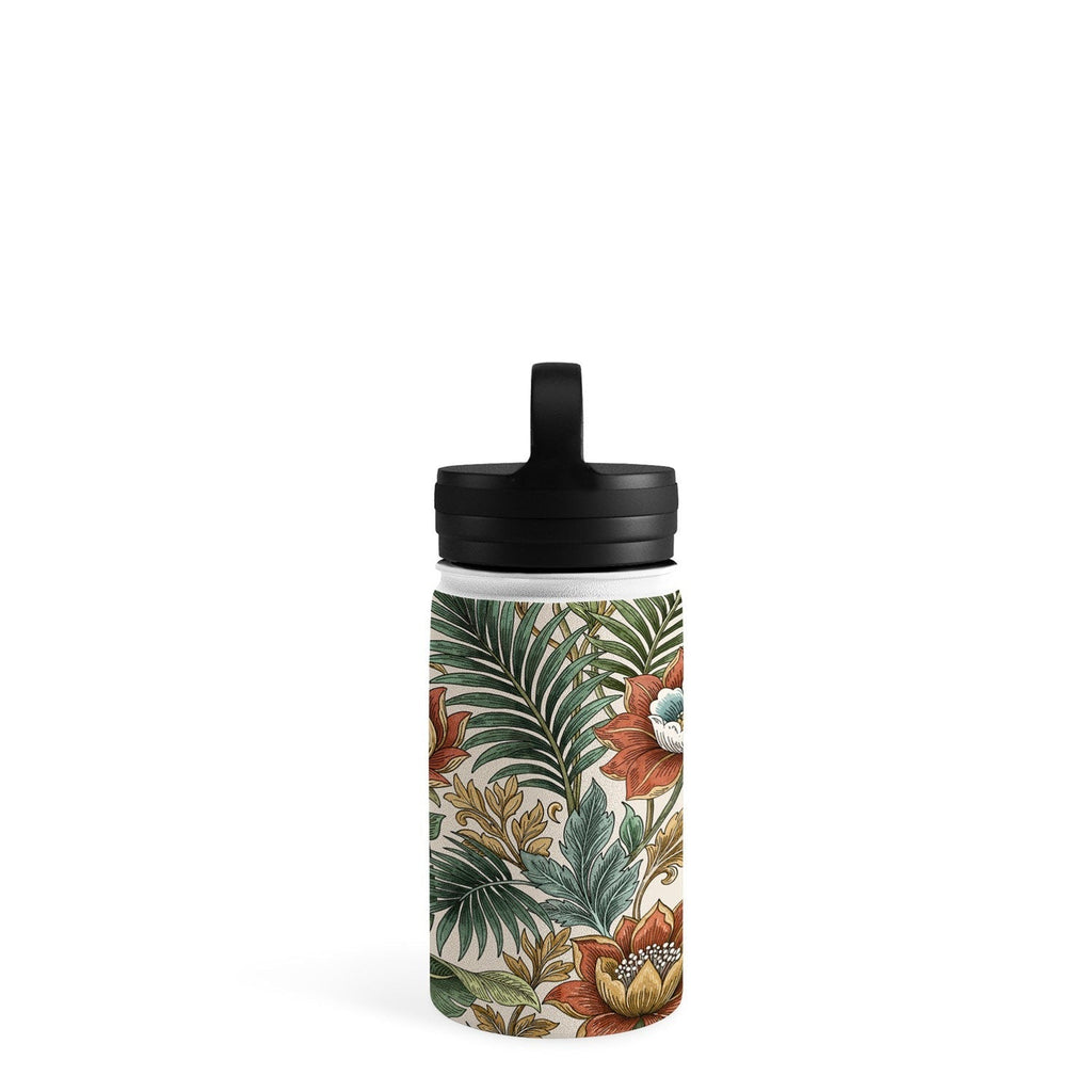 Marta Barragan Camarasa Retro Jungle Garden Water Bottle
