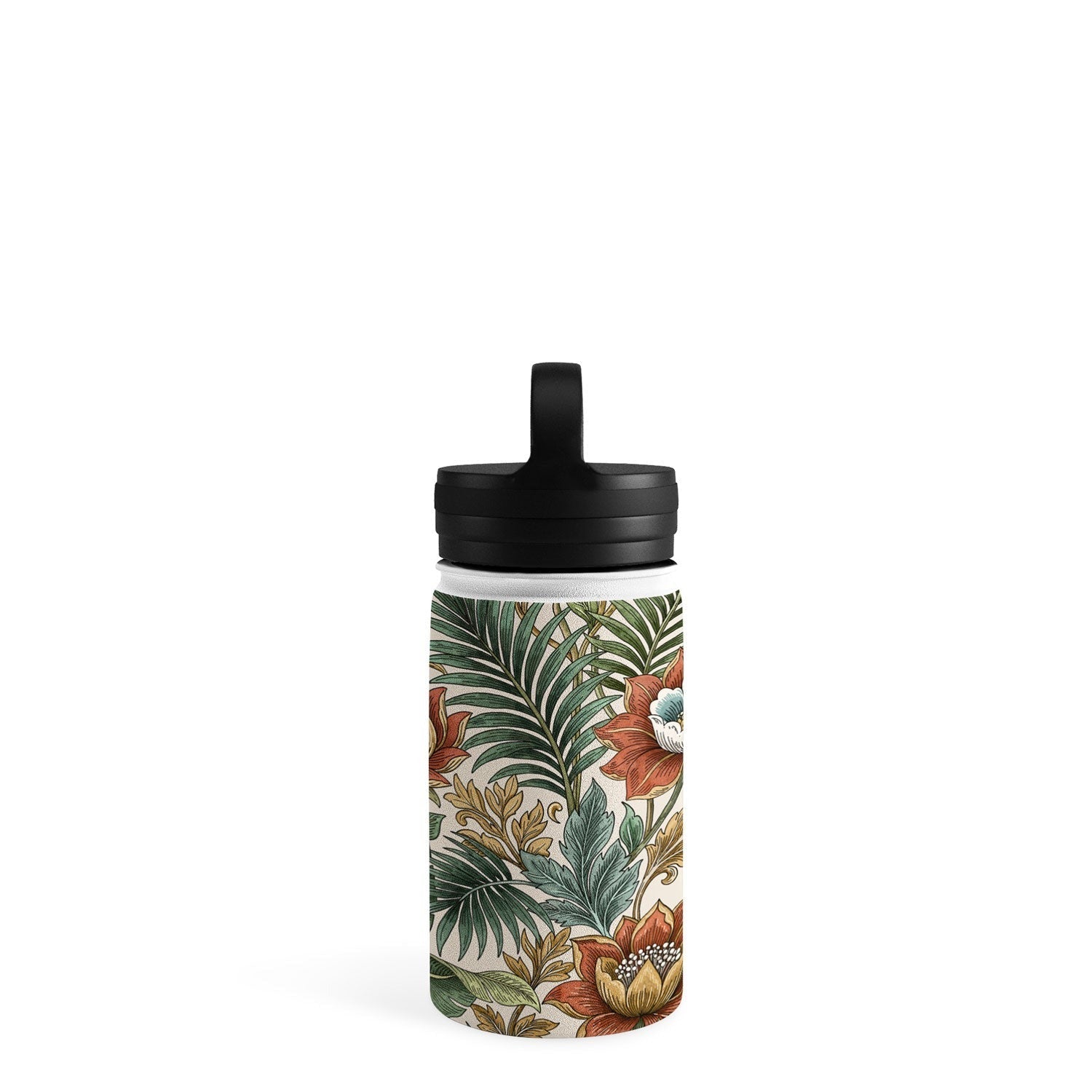 Marta Barragan Camarasa Retro Jungle Garden Water Bottle