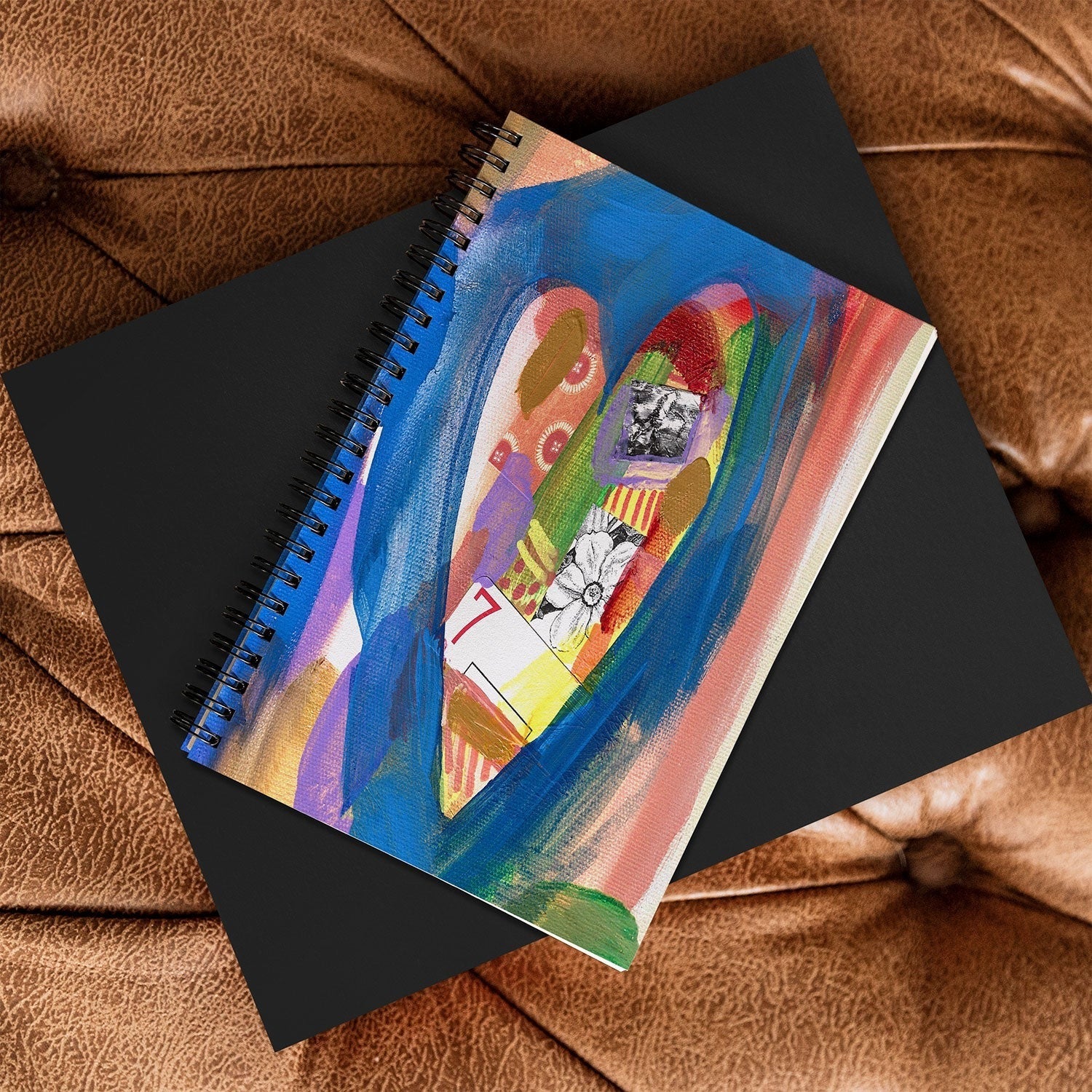 Natalie Baca Lucky in Love Spiral Notebook