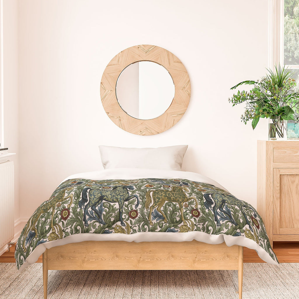 Marta Barragan Camarasa Renaissance Horse Garden Duvet Cover