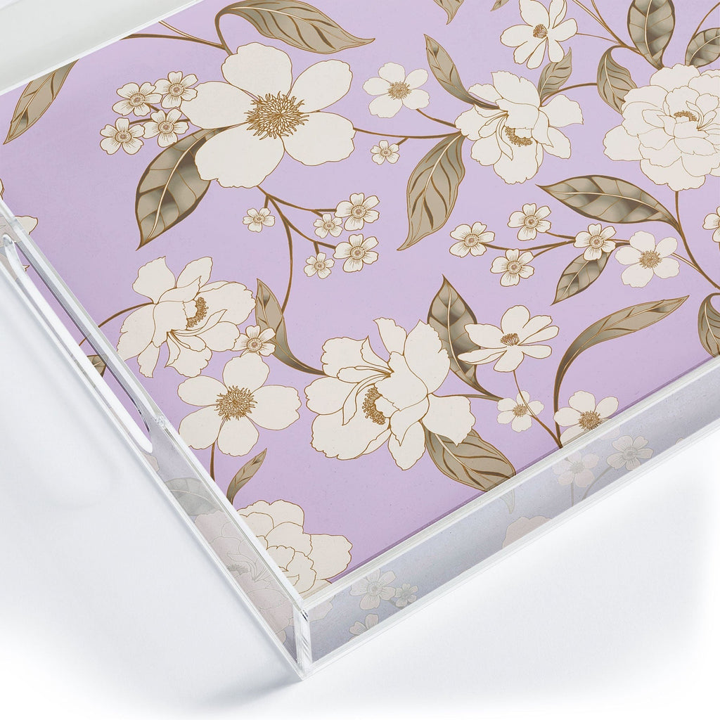 Gabriela Fuente Roberta lilac Acrylic Tray