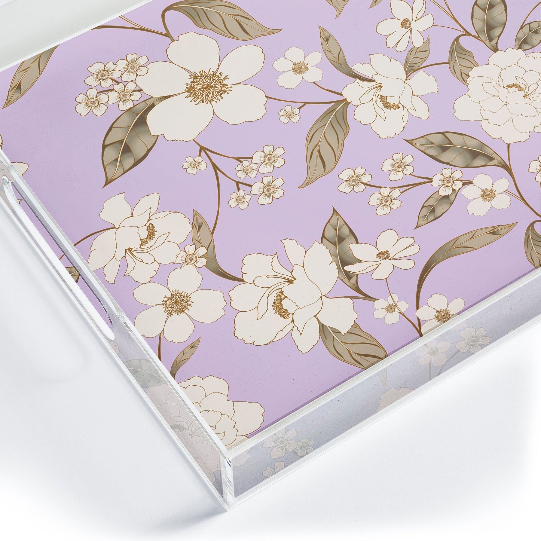 Gabriela Fuente Roberta lilac Acrylic Tray
