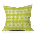 Design by Spark Matcha Latte Art Throw Pillow
