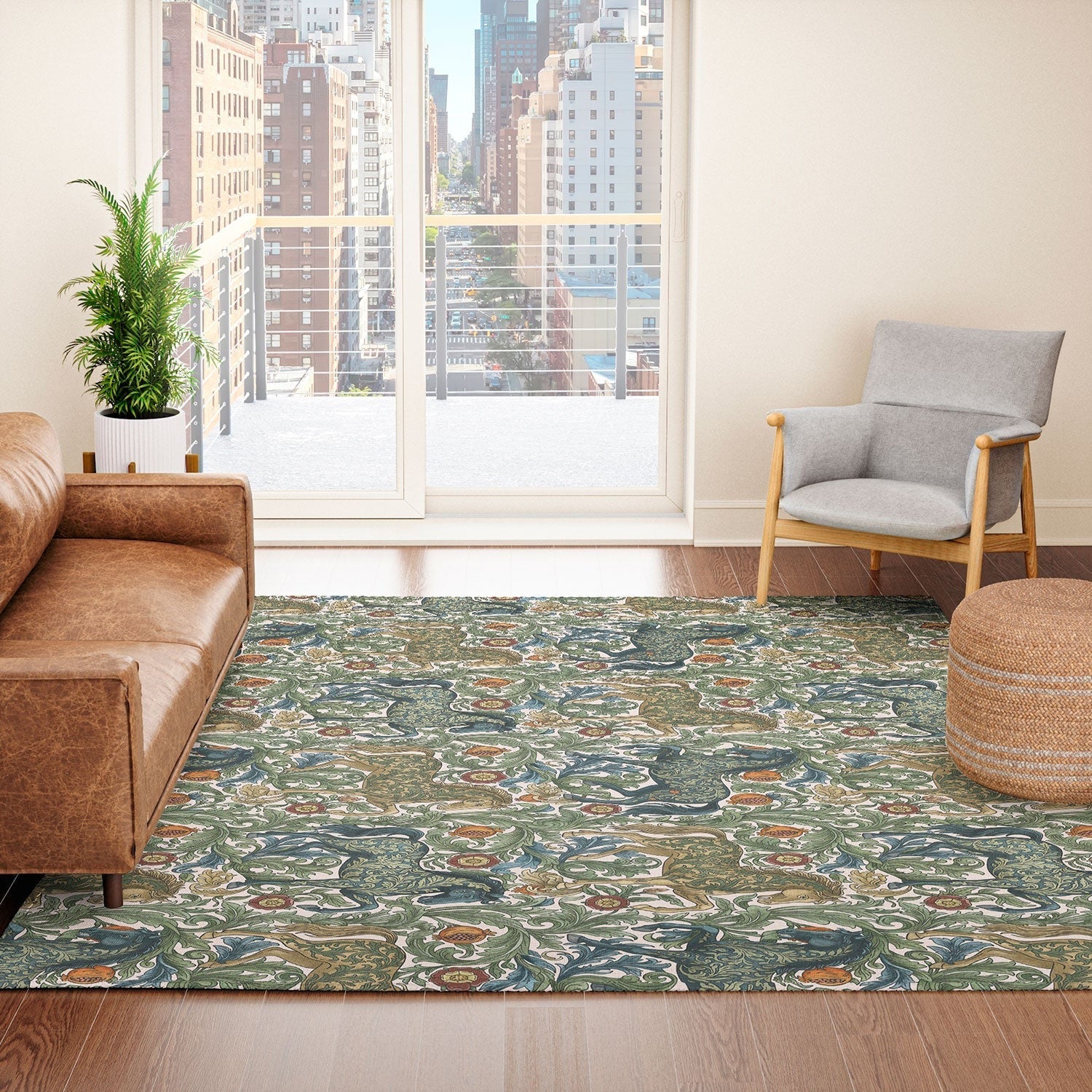 Marta Barragan Camarasa Renaissance Horse Garden Area Rug