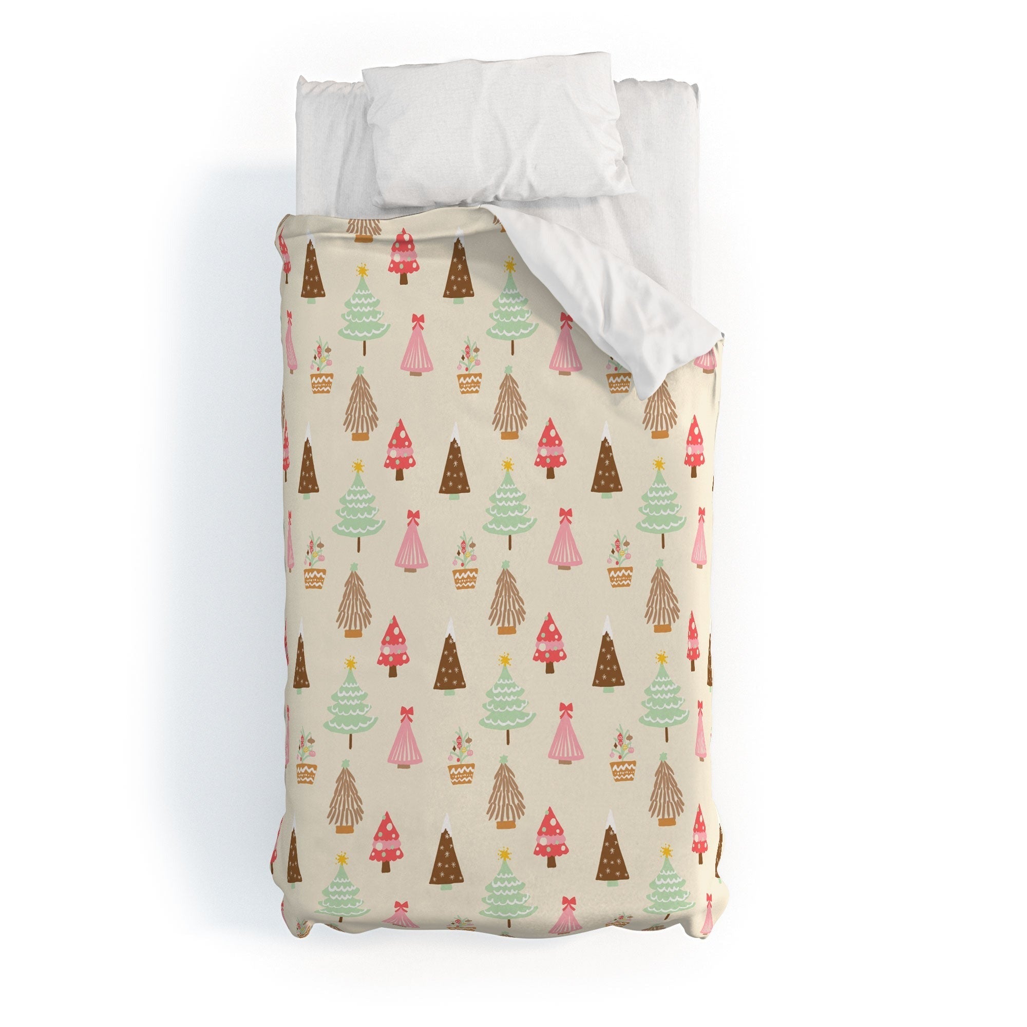 Design by Spark Christmas Tree Delight Duvet Cover