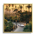 Gal Design Sunset Blvd Square Metal Framed Art Print
