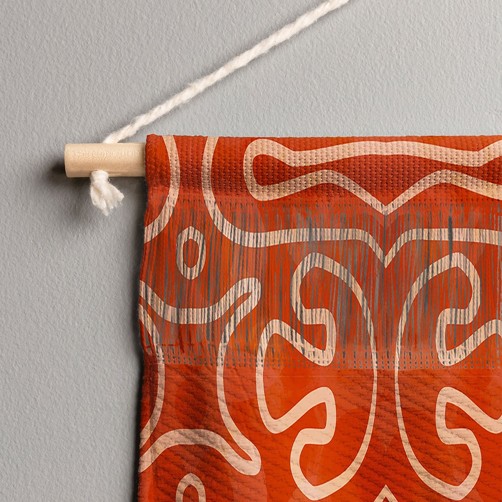 Mirimo Venexiana Burnt Orange Wall Hanging Landscape