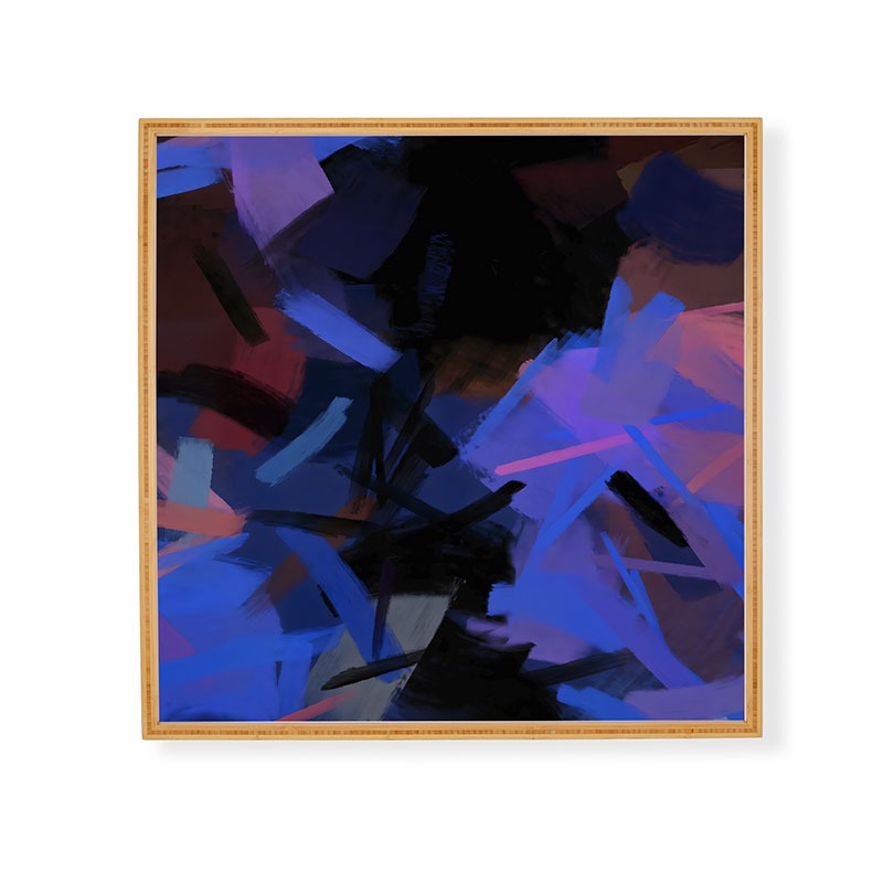 83 Oranges Midnight Sparks Framed Wall Art