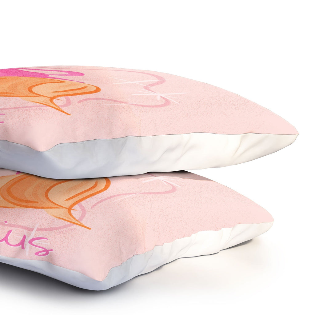 Little Om Zodiac Sign Aquarius Pillow Shams