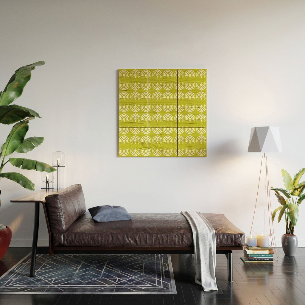Design by Spark Matcha Latte Art Wood Wall Mural