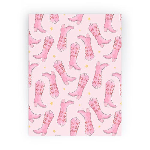 Love_Ryming Stars and Boots Mini Art Print