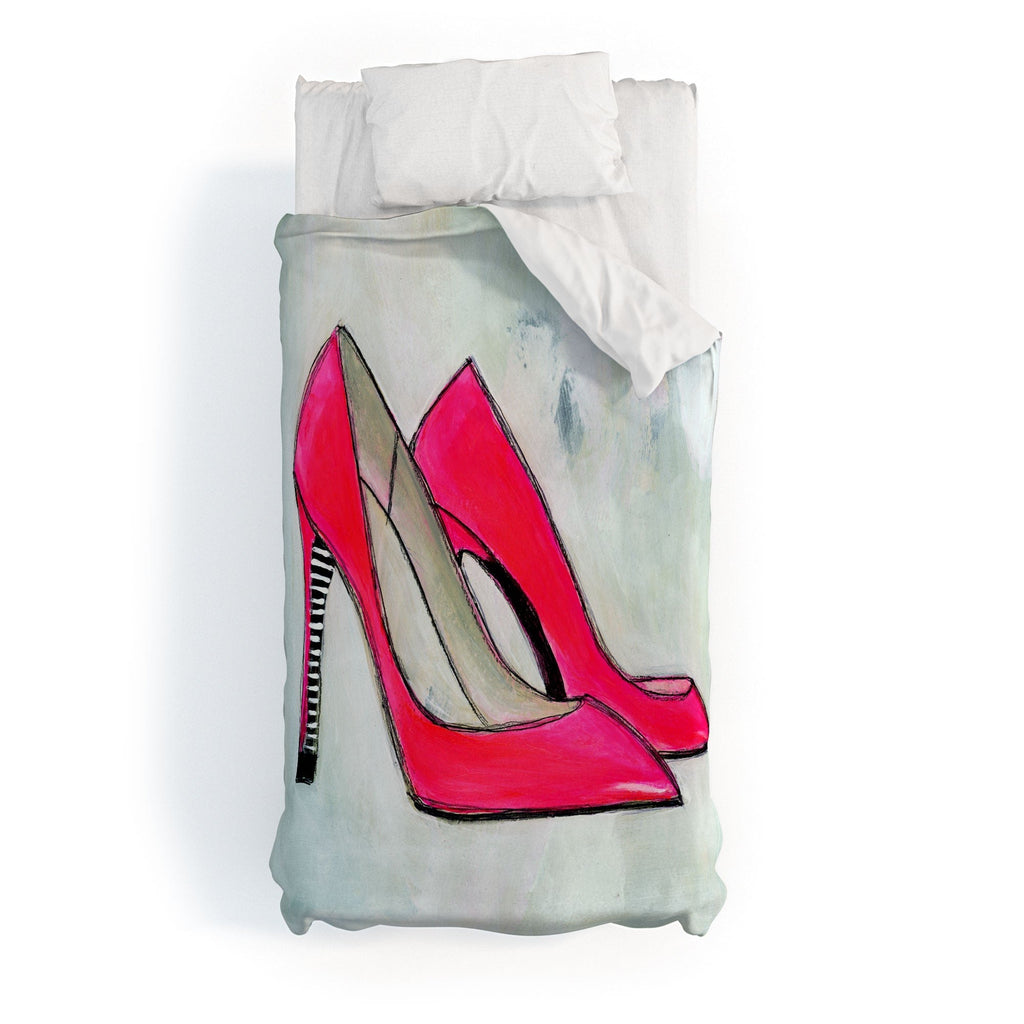 Sophia Buddenhagen Neon Walk Duvet Cover