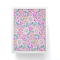 Pimlada Phuapradit Ditsy Purple Floral Half Drop Framed Mini Art Print
