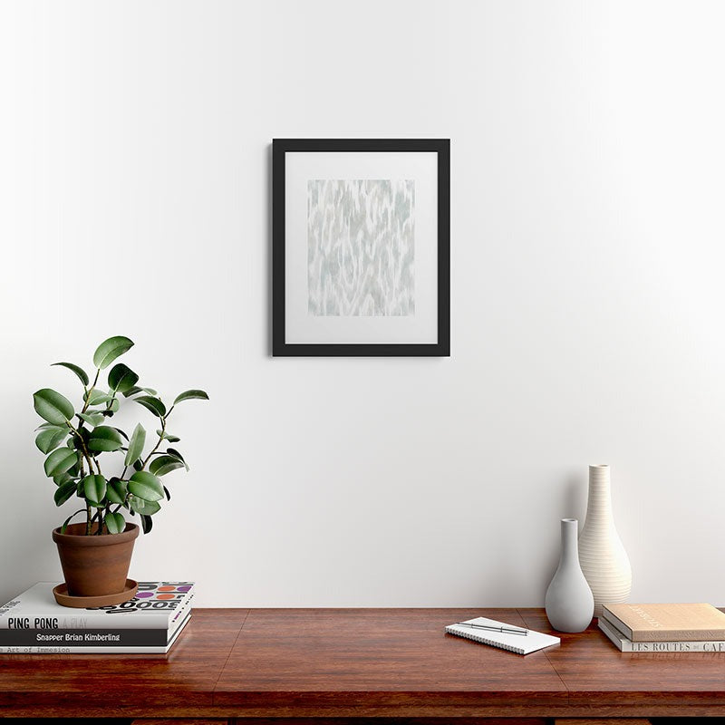 Jacqueline Maldonado Watercolor Wood Grain Framed Art Print